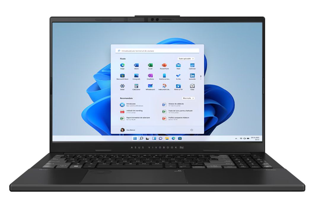 Laptop ASUS VivoBook Pro 15 N6506CU-MA012X, 15.6 inch 2880 x 1620, Intel Core ultra 9 285H (16 C / 16 T, 2.7 GHz - 5.4 GHz, 24 MB cache, N/A), 24 GB DDR5, 2 TB SSD, Nvidia GeForce RTX 4050, Windows 11 Pro, Tastatura US, Gri