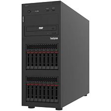 Server Lenovo ThinkSystem ST250 V3, Tower, Intel Xeon E-2436 (6 C / 12 T, 2.90 GHz - 5.00 GHz, 18 MB cache, 65 W), 32 GB DDR5 ECC, fara stocare, 8 x SFF, Lenovo 5350-8i, 800 W, Fara sistem de operare