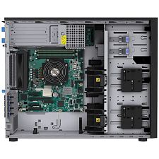 Server Lenovo ThinkSystem ST250 V3, Tower, Intel Xeon E-2436 (6 C / 12 T, 2.90 GHz - 5.00 GHz, 18 MB cache, 65 W), 32 GB DDR5 ECC, fara stocare, 8 x SFF, Lenovo 5350-8i, 800 W, Fara sistem de operare
