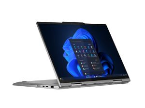 Laptop Lenovo ThinkPad X1 2-in-1 Gen 10 Aura Edition 21Q0006GHV, 14 inch 2880 x 1800 Touchscreen, Intel Core ultra 7 255U (12 C / 14 T, 1.8 GHz - 4.8 GHz, 12 MB cache, 15 W), 32 GB LPDDR5x, 1 TB SSD, Intel Intel Arc Graphics, Windows 11 Pro, Tastatura US, Gri