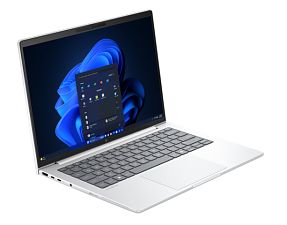 Laptop HP EliteBook 8 G1i D26GSAT, 14 inch 1920 x 1200, Intel Core Ultra 5 226V (8 C / 8 T, 2.2 GHz - 4.5 GHz, 8 MB cache, 12 W), 16 GB LPDDR5X, 512 GB SSD, Intel Arc Graphics, Windows 11 Pro, Tastatura US, Glacier Silver