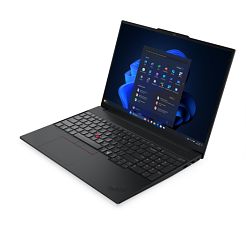 Laptop Lenovo ThinkPad E16 Gen 3 21ST0054RI, 16 inch 1920 x 1200, AMD Ryzen 7 250 (8 C / 16 T, 3.3 GHZ - 5.1 GHz, L2 Cache: 8 MBL3 Cache: 16 MB cache, 28 W), 16 GB DDR5, 512 GB SSD, AMD Radeon 780M Graphics, Free DOS, Tastatura International, Black