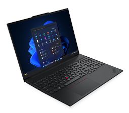 Laptop Lenovo ThinkPad E16 Gen 3 21ST0054RI, 16 inch 1920 x 1200, AMD Ryzen 7 250 (8 C / 16 T, 3.3 GHZ - 5.1 GHz, L2 Cache: 8 MBL3 Cache: 16 MB cache, 28 W), 16 GB DDR5, 512 GB SSD, AMD Radeon 780M Graphics, Free DOS, Tastatura International, Black