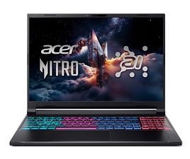 Laptop Acer Nitro V 16S ANV16S-71-94DP, 16 inch 2560 x 1600, Intel Core 9 270h (14 C / N/A T, 2.7 GHz - 5.8 GHz, N/A cache, N/A), 32 GB DDR5, 1 TB SSD, Intel Graphics Intel Graphics, Fara sistem de operare, Tastatura US, Obsidian Black