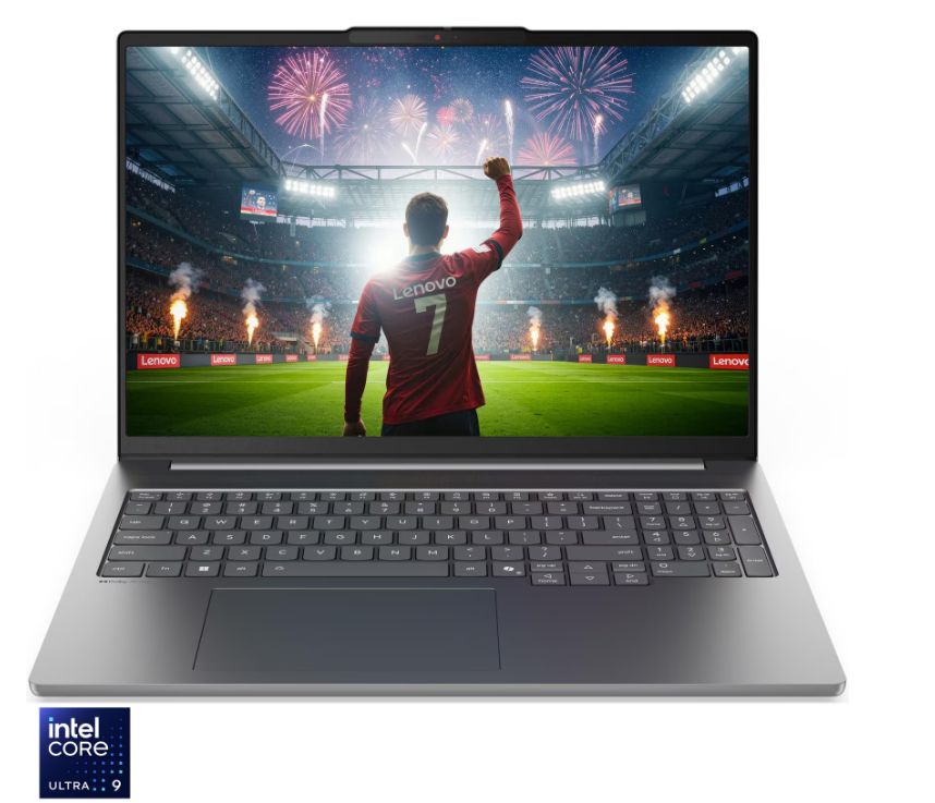 Laptop Lenovo IdeaPad Pro 5 16IPH11 83SK0016RM, 16 inch 2880 x 1800, Intel Core Ultra 9 388H (16 C / 16 T, N/A - 5.1 GHz, 18 MB Intel® Smart Cache cache, N/A), 32 GB LPDDR5x, 1 TB SSD, Intel Arc B390, Free DOS, Tastatura English, Glacier White