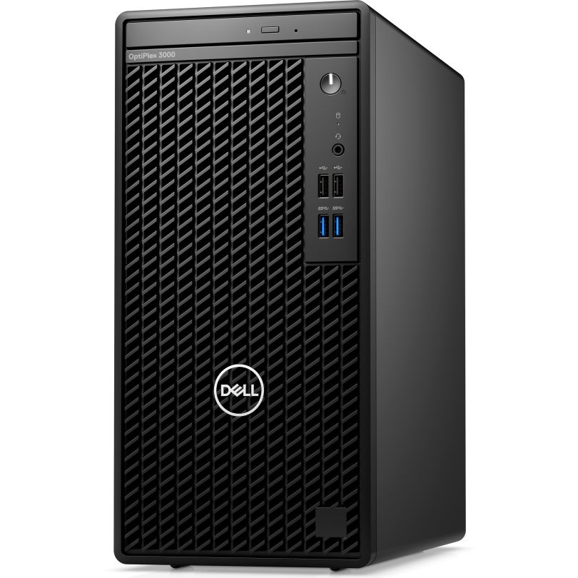 Desktop PC DELL Optiplex 3000 MiniTower, Intel Pentium Silver N6005 (4 C / 4 T, 2.0 GHz - 3.3 GHz, 4 MB cache, 10 W), 8 GB DDR4, 64 GB HDD, Fara unitate optica, Intel Intel UHD Graphics, Fara sistem de operare