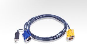 ATEN 2L-5205U KVM Cable HD15-SVGA USB USB - 5m