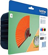 Cartus cerneala Brother LC129XLVALBP ,Black/tri-color ,1 x 2400 pagini + 3 x 1200 pagini ,Original (LC129XLVALBP) 