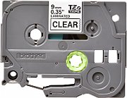 9MM BLACK ON CLEAR TAPE