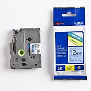 12MM BLACK ON BLUE TAPE