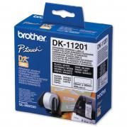 Brother  DK11201 Etichete de hartie standard pentru adrese 29 mm x 90 mm, negru/alb, 400 buc