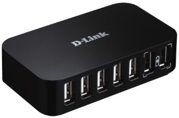 D-Link DUB-H7 USB 2.0 Type-B 480 Mbit/s Black