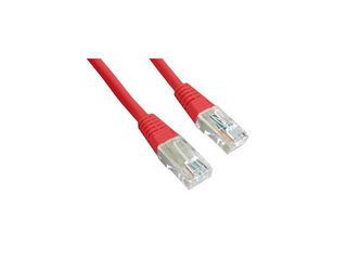 PATCH CORD UTP GEMBIRD Cat5e, cupru-aluminiu, 0.25 m, rosu, AWG26,  PP12-0.25M/R  (include TV 0.06 lei)
