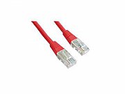 PATCH CORD UTP GEMBIRD Cat5e, cupru-aluminiu, 0.25 m, rosu, AWG26,  PP12-0.25M/R  (include TV 0.06 lei)