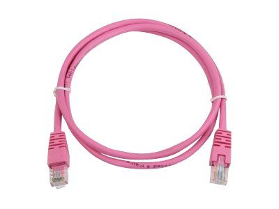 GEMBIRD PP12-0.5M/RO patchcord RJ45 cat.5e UTP 0.5m pink