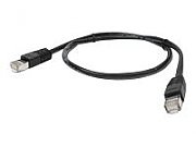 GEMBIRD PP6-0.5M/BK Gembird patchcord RJ45 cat. 6 FTP 0.5m black
