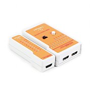 TESTER CABLU RETEA GEMBIRD pt. cablu UTP, STP si USB, baterie 9V neinclusa,  NCT-2 