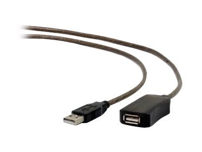 Gembird USB A/USB A M/F 5m USB cable USB 2.0 Black