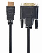 GEMBIRD CC-HDMI-DVI-10 Gembird HDMI to DVI male-male cable with gold-plated connectors 3m bulk pack