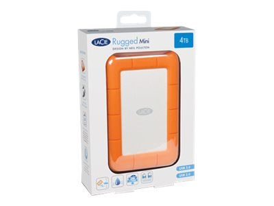 LaCie HDD Extern Lacie Mini, 4TB, Argintiu, USB 3.0