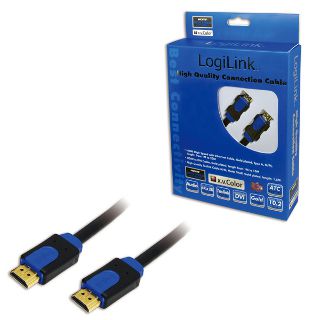 CABLU video LOGILINK, HDMI (T) la HDMI (T), 10m, premium, conectori auriti, rezolutie maxima 4K (3840 x 2160) la 60 Hz, negru,  CHB1110  (include TV 0.75 lei)