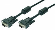 CABLU video LOGILINK, VGA (T) la VGA (T), 5m, dublu ecranat, negru,  CV0003  (include TV 0.75 lei)