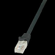 Logilink PATCH CORD UTP LOGILINK Cat5e, cupru-aluminiu, 0.5 m, negru, AWG26,  CP1023U  (include TV 0.06 lei)