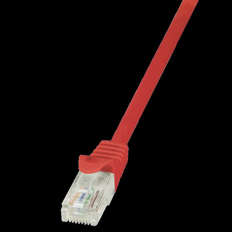 Logilink PATCH CORD UTP LOGILINK Cat5e, cupru-aluminiu, 2 m, rosu, AWG26,  CP1054U  (include TV 0.06 lei)