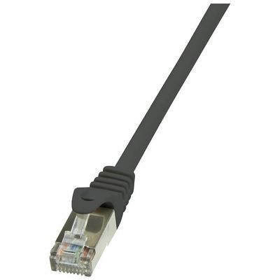 Logilink PATCH CORD UTP LOGILINK Cat5e, cupru-aluminiu, 0.25 m, negru, AWG26,  CP1013U  (include TV 0.06 lei)