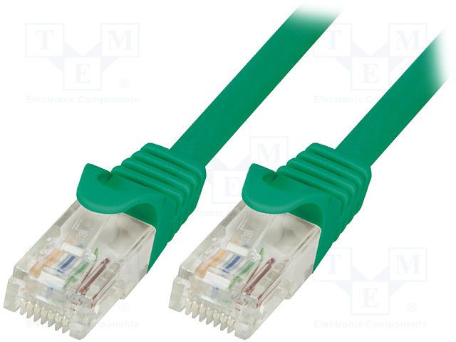Logilink PATCH CORD UTP LOGILINK Cat5e, cupru-aluminiu, 5 m, verde, AWG26,  CP1075U  (include TV 0.15 lei)