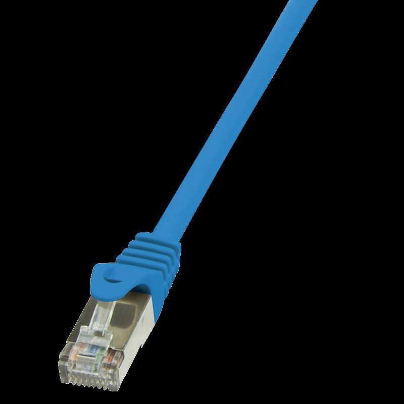 Logilink PATCH CORD FTP LOGILINK Cat5e, cupru-aluminiu, 7.5 m, albastru, AWG26, ecranat  CP1086S  (include TV 0.15 lei)