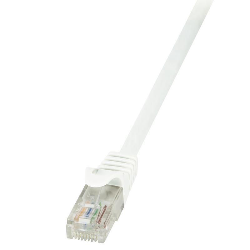 PATCH CORD UTP LOGILINK Cat6, cupru-aluminiu, 3 m, alb, AWG24,  CP2061U  (include TV 0.15 lei)