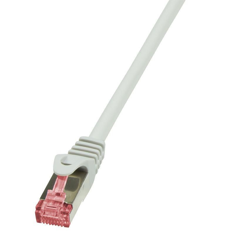 PATCH CORD S/FTP LOGILINK Cat6, LSZH, cupru, 7.5 m, gri, AWG27, dublu ecranat  CQ2082S  (include TV 0.75 lei)