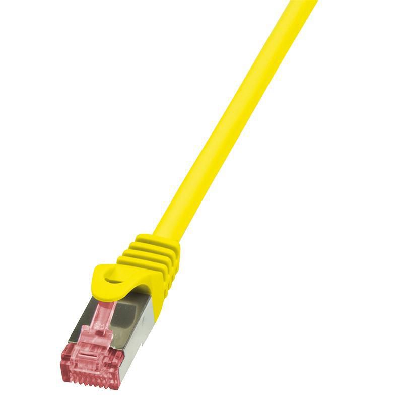 Logilink PATCH CORD S/FTP LOGILINK Cat6, LSZH, cupru, 1 m, galben, AWG27, dublu ecranat  CQ2037S  (include TV 0.06 lei)