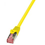 Logilink PATCH CORD S/FTP LOGILINK Cat6, LSZH, cupru, 1 m, galben, AWG27, dublu ecranat  CQ2037S  (include TV 0.06 lei)