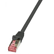 PATCH CORD S/FTP LOGILINK Cat6, LSZH, cupru, 5 m, negru, AWG27, dublu ecranat  CQ2073S  (include TV 0.15 lei)