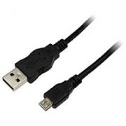 CABLU alimentare si date LOGILINK, pt. smartphone, USB 2.0 (T) la Micro-USB 2.0 (T), 5m, negru,  CU0060  (include TV 0.15 lei)
