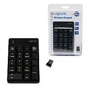 TASTATURA numerica  Logilink, wireless, 18 taste, negru,  ID0120  lichidare stoc (include TV 0.75 lei)