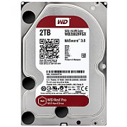 HDD NAS WD Red Pro (3.5'', 2TB, 64MB, 7200 RPM, SATA 6Gbps)