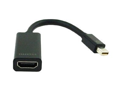 CABLU video GEMBIRD, adaptor Mini-DisplayPort (T) la HDMI (M), 10cm, rezolutie maxima Full HD (1920 x 1080) la 60Hz, negru,  A-mDPM-HDMIF-02  (include TV 0.06 lei)