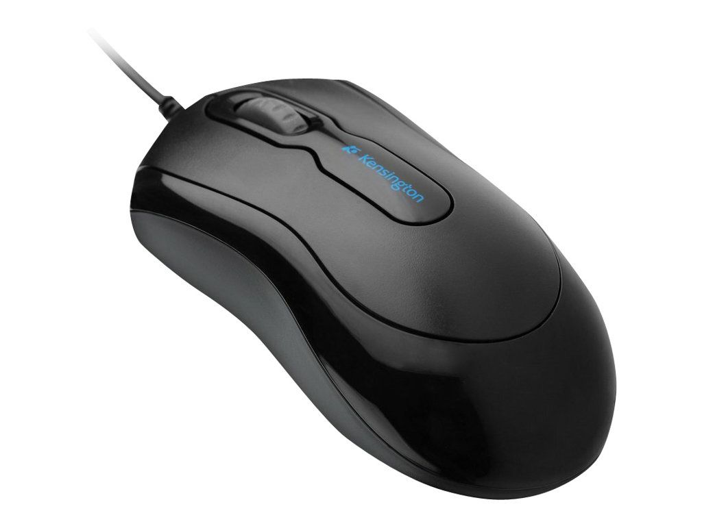 MOUSE Kensington,  Mouse-in-a-box , cu fir, USB, optic, butoane/scroll 3/1, cablu 1.8m, negru,  K72356EU  (include TV 0.15 lei)