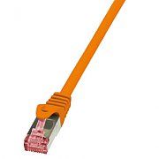 PATCH CORD S/FTP LOGILINK Cat6, LSZH, cupru, 10 m, portocaliu, AWG27, dublu ecranat  CQ2098S  (include TV 0.75 lei)