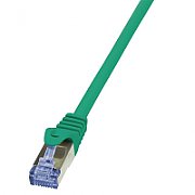 Logilink PATCH CORD S/FTP LOGILINK Cat6a, LSZH, cupru, 1.5 m, verde, AWG26, dublu ecranat  CQ3045S  (include TV 0.06 lei)