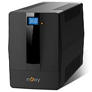 UPS nJoy Horus Plus 2000, 2000VA/1200W, Afisaj LCD cu ecran tactil, 4 Prize Schuko cu Protectie, Repornire Automata, RJ11 protectie pentru linia de telefon/modem, Posibilitatea de monitorizare si control prin USB, LAN si internet, port de comunicare USB, rata de eficienta pana la 90%