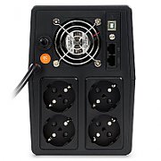 UPS nJoy Horus Plus 2000, 2000VA/1200W, Afisaj LCD cu ecran tactil, 4 Prize Schuko cu Protectie, Repornire Automata, RJ11 protectie pentru linia de telefon/modem, Posibilitatea de monitorizare si control prin USB, LAN si internet, port de comunicare USB, rata de eficienta pana la 90%