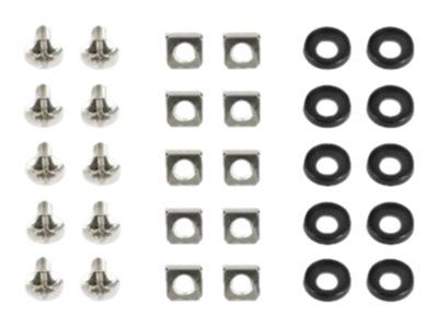 Set suruburi cu piulita incastrabila Gembird M6, 10 buc.