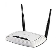TP-LINK Router Wireless TP-Link TL-WR841N, 1WAN 10/100, 4xLAN 10/100, 2 antene fixe 5dBi, N300, Atheros, 2T2R