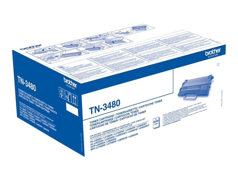 Cartus toner Brother TN3480 ,Negru ,8 000 pagini ,Original (TN3480) 
