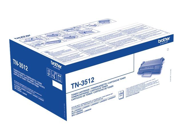 Cartus toner Brother TN3512 ,Negru ,12 000 pagini ,Original (TN3512) 