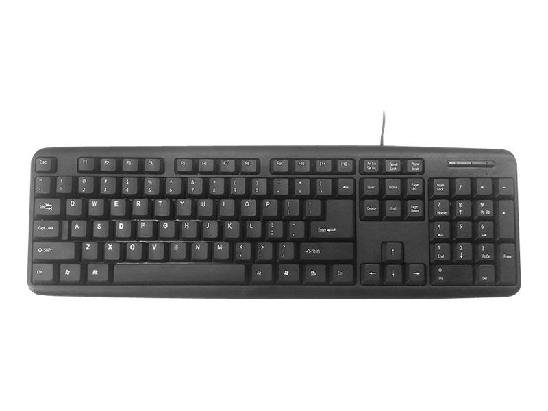 Gembird KB-U-103-RU keyboard USB QWERTY English,Russian Black